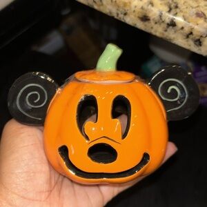 Mickey Pumpkin Candle holder
